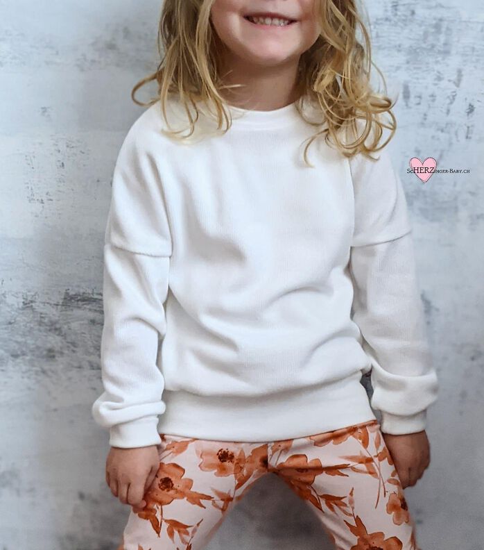 *Girls Sweater Dress*Sweater Hoodiekleid Ballonärmel  image number 4