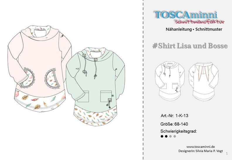 Shirt Lisa + Bosse Gr. 68-140 - Add On 1 ärmellos image number 7