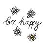 Plotterdatei "bee happy" thumbnail number 1