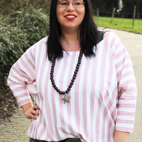 Fledermaus-Kleid, Shirt (XS-XXL) GULA Damen Schnittmuster