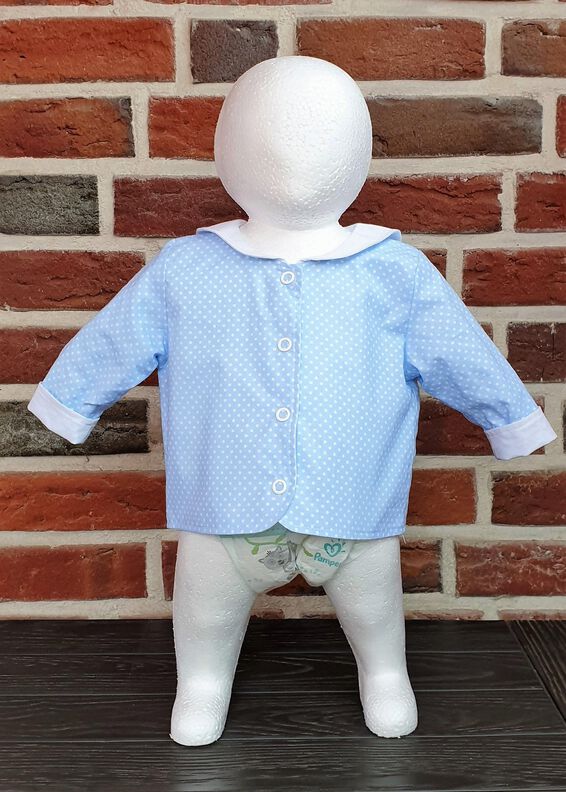 Charly – Babyjacke mit Kapuze oder Kragen Gr. 44-98, A4+A0 image number 4