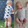 Baby Body mit Raglanärmeln kurz oder lang CERIA ♥ Gr. 56-98 thumbnail number 5
