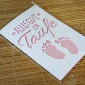 Plotterdatei Karte Taufe