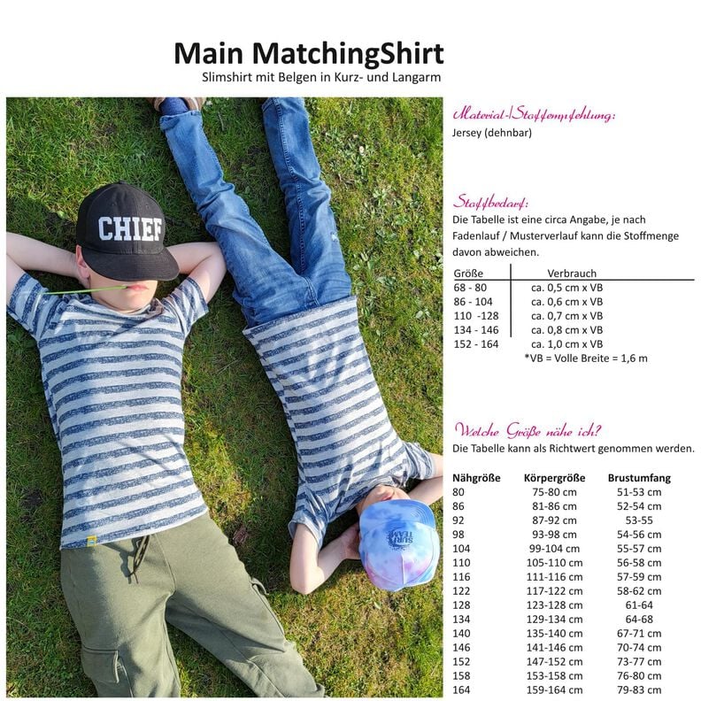Main MatchingShirt - Basicshirt - 68-164 inkl. BEAMERDATEI image number 1