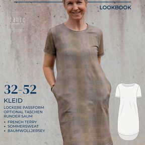 Sweatkleid – eBook Schnittmuster Gr. 32-52 – Livorno  #150