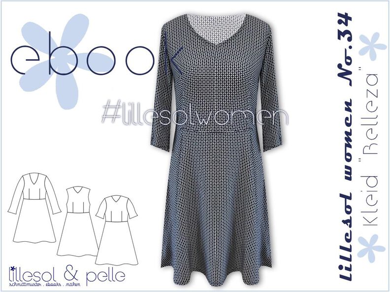 Ebook / Nähanleitung Damen Kleid "Belleza" image number 1