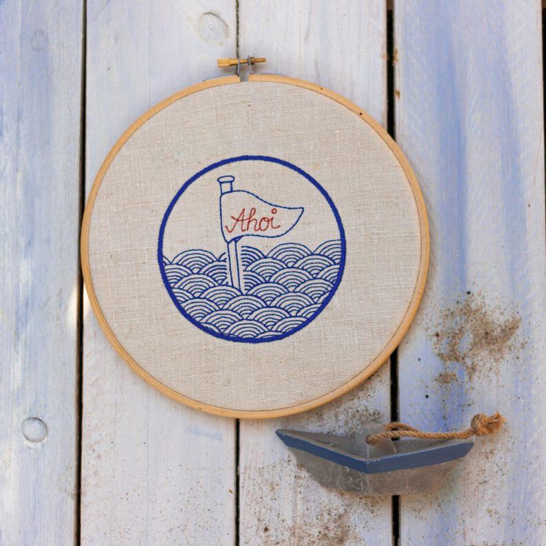 Stickserie Bullaugen im Wellengang – MEGAPACK  image number 4