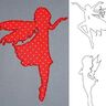 Fee Elfe Doodle Stickdatei 10 Motive in 6 Größen thumbnail number 1
