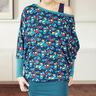 Fledermaus-Kleid, Shirt (XS-XXL) GULA Damen Schnittmuster thumbnail number 3