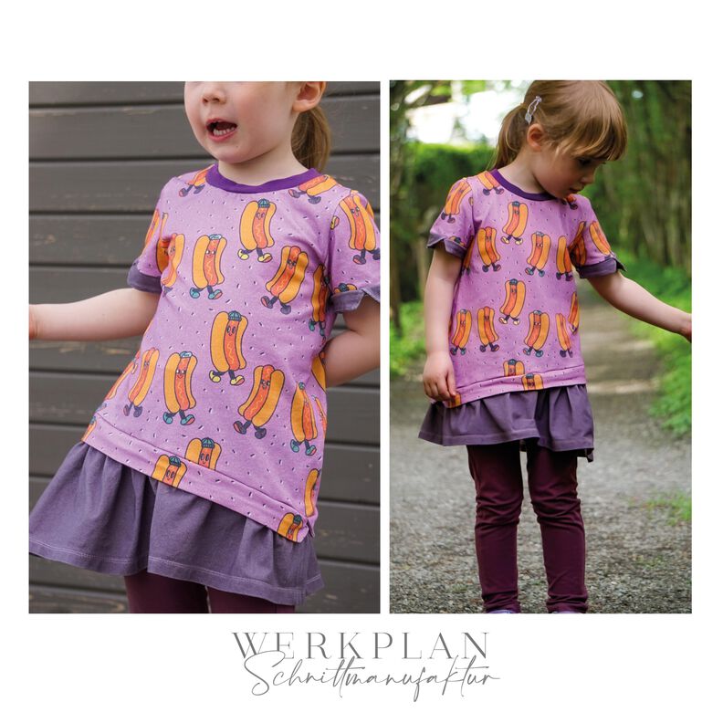 Sommer LagenWERK | 98 bis 164 | Tunika & Kleid | A0 & A4 image number 9