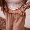 Mid Waist Stoffhose  thumbnail number 10