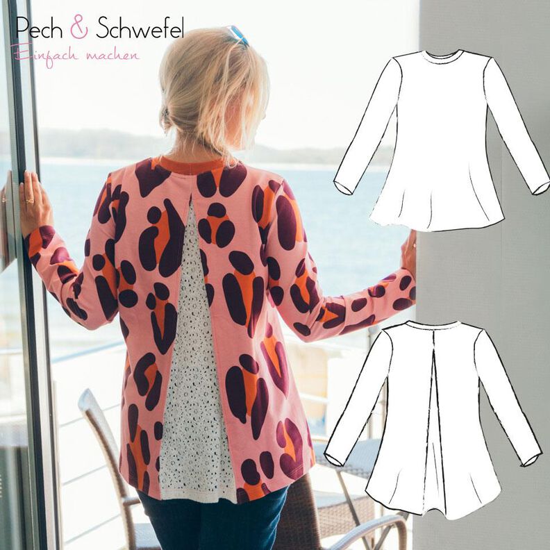 E-Book – Oberteil „Amsterdam“ mit Falteneinsatz im Rückteil image number 1