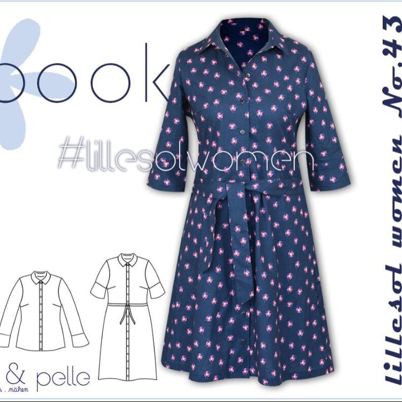 Ebook Damen Hemdbluse& Kleid Camisa *mit A0-Datei + Video* image number 1