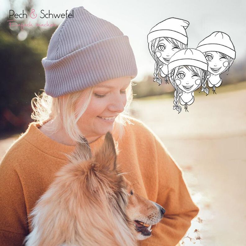 E-Book Beanie „Föhr" Ku. 38-62 *A4 und A0 Datei* image number 1