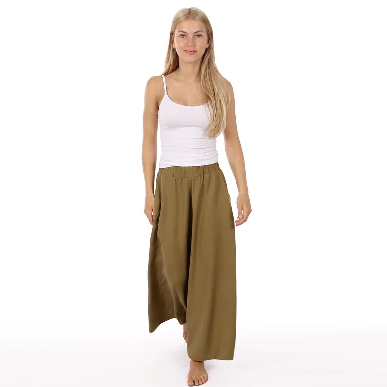 FRAU ORLA - weite Hose mit Gummibund  XS-XXL image number 5