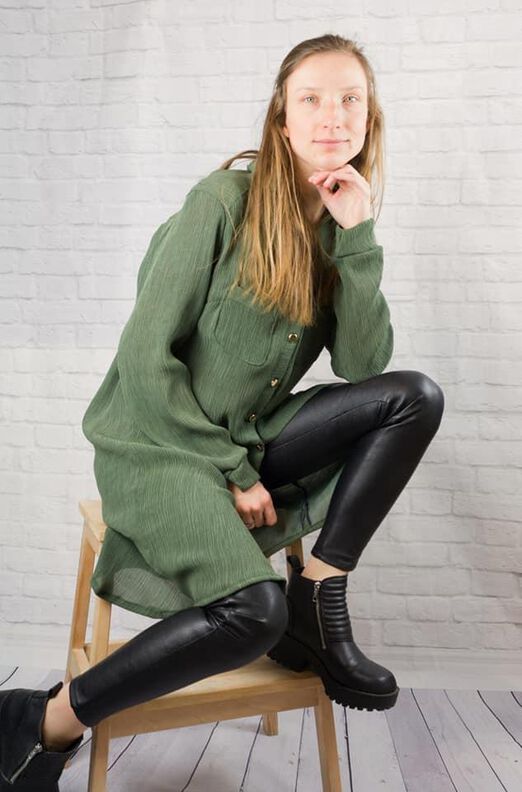 Oversized Bluse "Cotton" (Gr. 34 - 48) image number 8