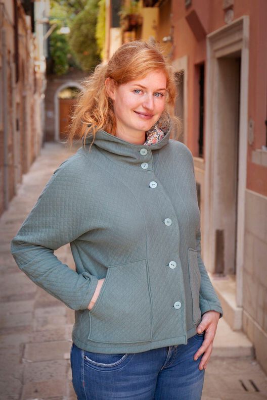 Wolljacke, Sweat (34-56) ROXO Damen Jacke Schnittmuster image number 2