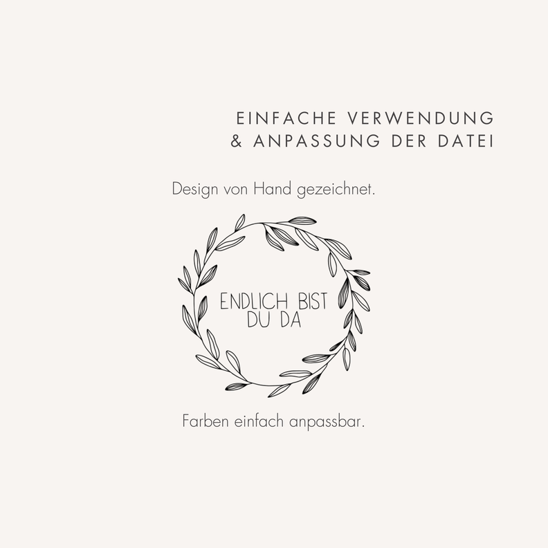 Plotter- und Laserdatei "ENDLICH BIST DU..." SVG PNG image number 2