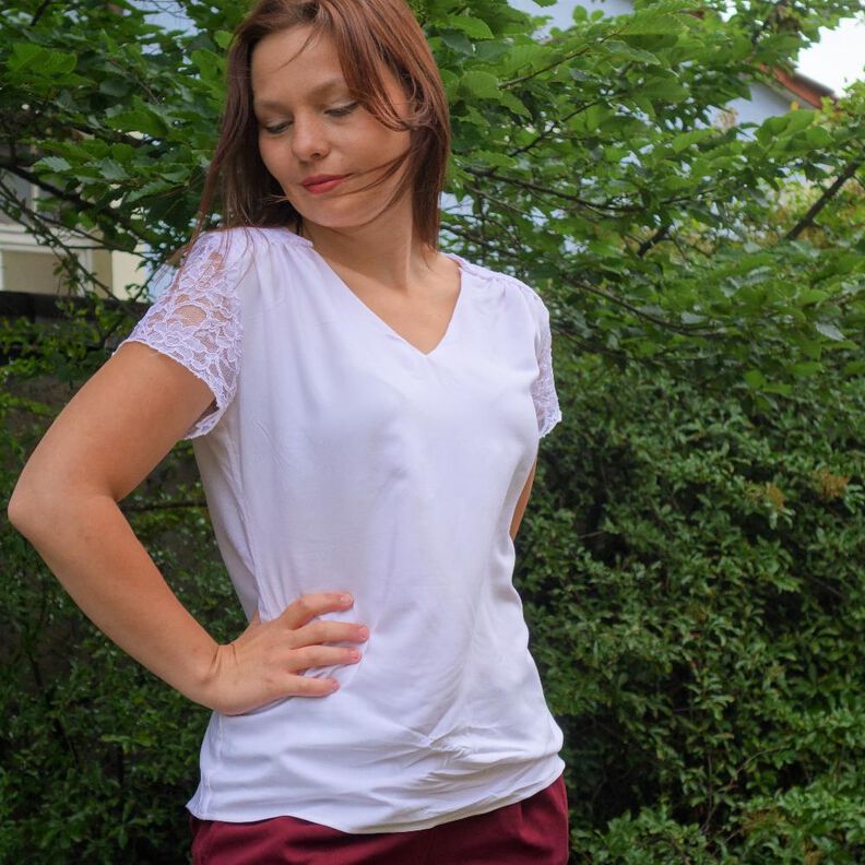 Bluse PETITE ROSANNE Gr. 34-50 PDF-Schnitt A4 + A0 image number 1