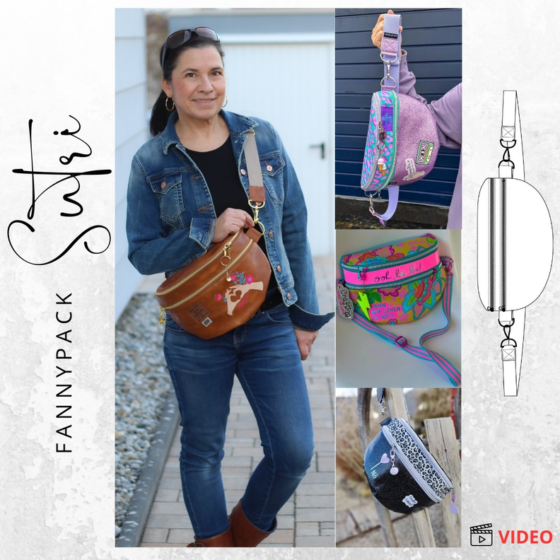 FannyPack SUTRI + Videoanleitung Ebook Schnittmuster image number 1