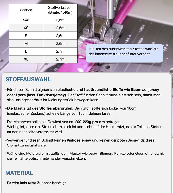 Kleid Anabelle Nähanleitung und Schnittmuster (XXS-XL) image number 9