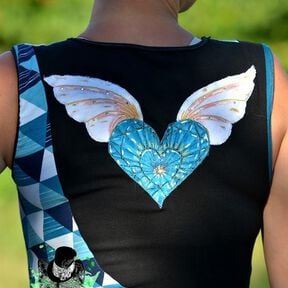 Applikationsvorlage Diamant Herz 