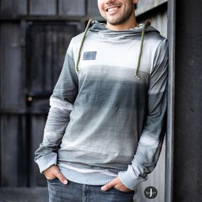 *Gentlemens Basic Hoodie* Hoodie, Sweater runder Saum