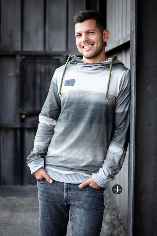 *Gentlemens Basic Hoodie* Hoodie, Sweater runder Saum image number 2