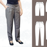 Ella – Lange oder kurze Bundfaltenhose, Gr. 34-50, A4+A0 thumbnail number 9