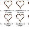 Stickdatei Doodle Herz  thumbnail number 4