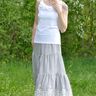 *Ladies Boho Skirt* Stufenrock mit Passe Gr. 32-56, Rock thumbnail number 6