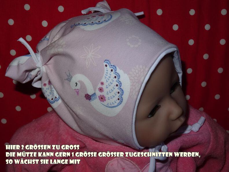  Baby Mütze alle Größen 34 - 58 nähen image number 4