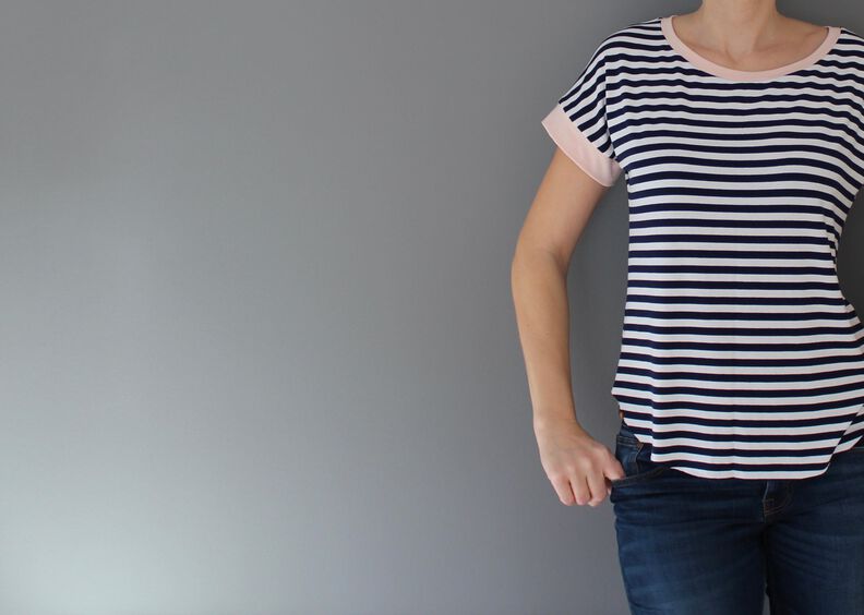 Shirt Fina | offener Saum | überschnittene Ärmel | XS – XL image number 3