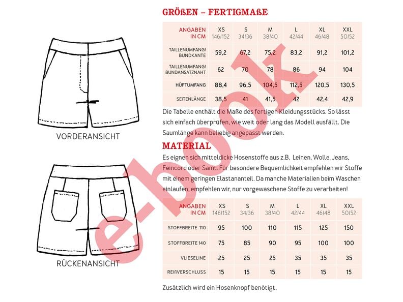 FRAU GIULIA - Shorts mit Reißverschluss  XS-XXL image number 10