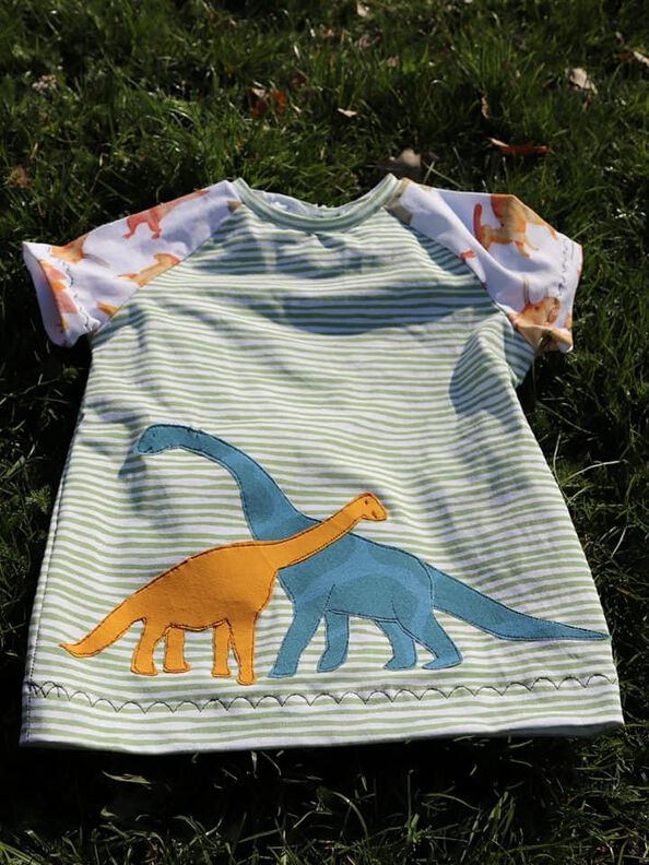 Applikationsvorlage Brachiosaurus Jungtier Dino image number 2