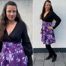 Kleid Jerseykleid Wickeloptik Ausschnitt SIHIR ♥ Gr. XS-XXL thumbnail number 6