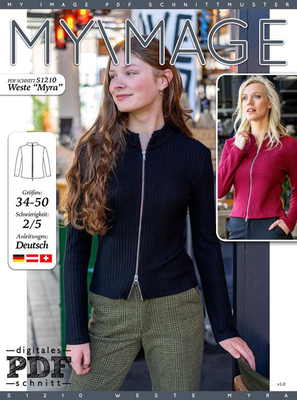Weste Myra N&auml;hanleitung + Schnitt image number 2