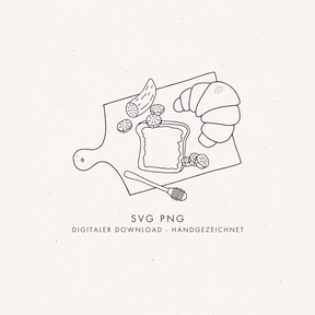 Plotter- und Laserdatei "BON APPETIT" SVG PNG