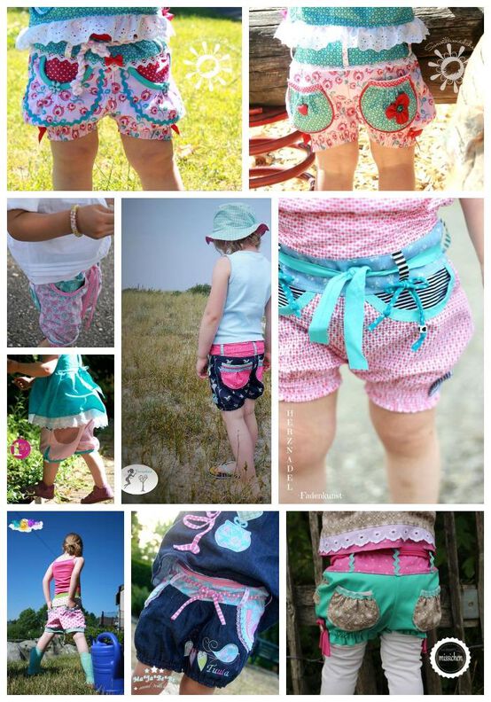 Ballonshorts Kinder Schnittmuster Gr. 62-152 -deine TUULA #8 image number 7