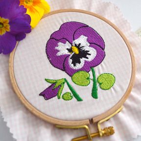 Stickdatei Stiefm&uuml;tterchen Vollstick