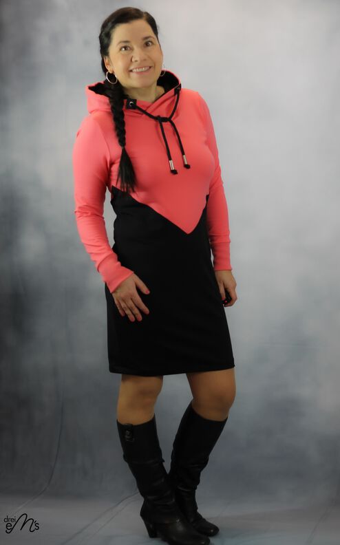 Hoodiekleid UDINE Gr.32-56 Ebook Schnittmuster image number 9