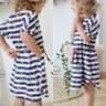 Kinder Tunika Kleid mit Taschen Wandelbar SINAR ♥ Gr. 98-164 thumbnail number 4