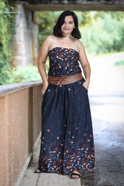 Ebook Maxikleid Zveea inkl. Gürtel Belle*ty Gr.35-54 image number 10