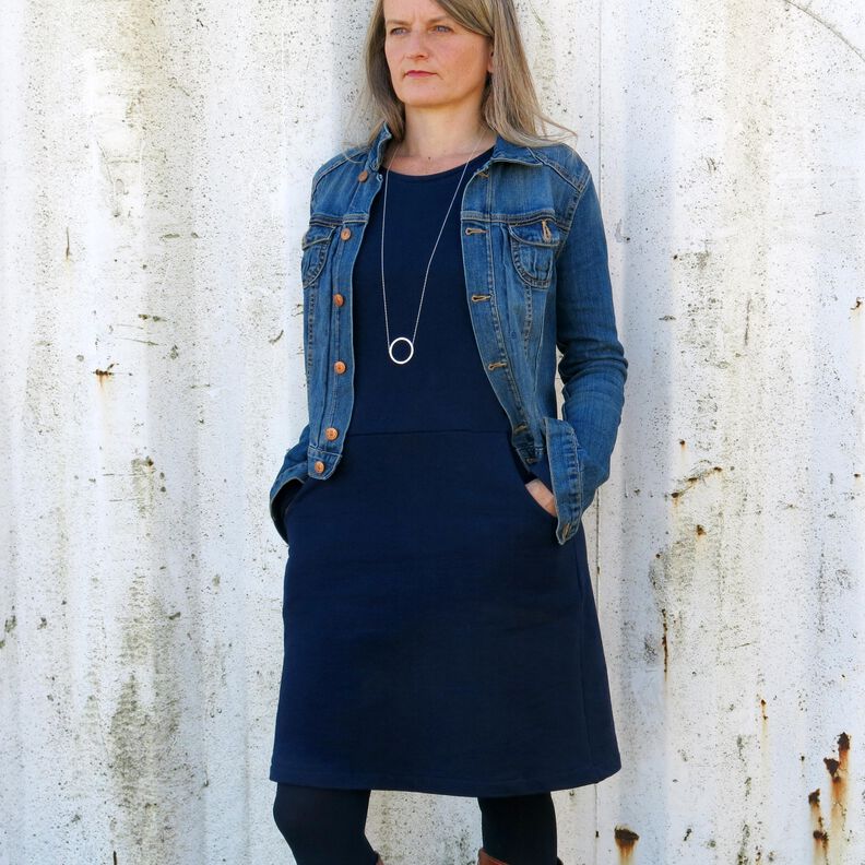 FRAU FANNIE - Sweatkleid mit Taschen XS-XL image number 8