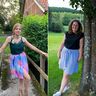 Damen Rock mit Knopfleiste Maxirock Mini UDARA ♥ Gr. XS-XXL thumbnail number 4