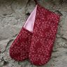 Ofenhandschuh doppelter Topflappen - nähen OHNE Schrägband thumbnail number 2