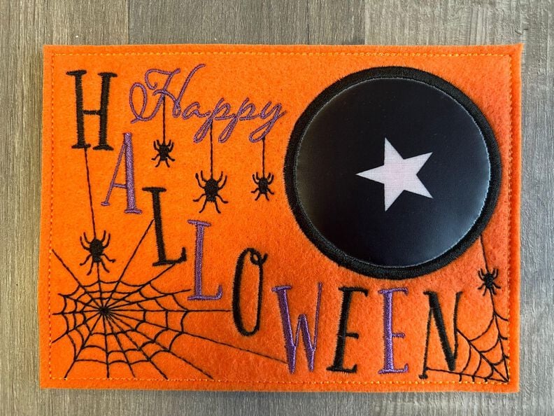 Stickdatei Mugrug Untersetzer Halloween ab 12x18cm image number 5