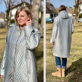 Mantel, Weste BELEM  (34-60) 2-in-1 Schnittmuster