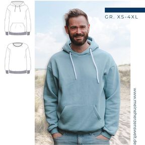 Hoodie Herren –  Schnittmuster Gr. XS-4XL – Boston
