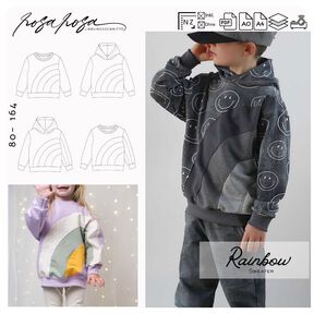 Rainbow Sweater 80&ndash;164 inkl. A4, A0 & Beamer